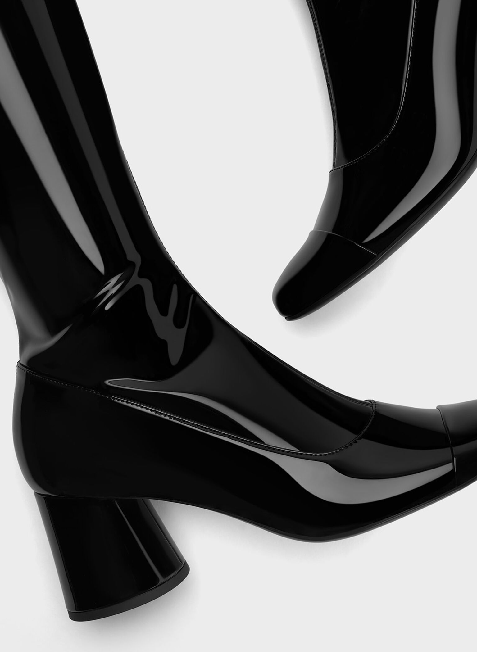 Coco Knee-High Boots, Black Box, hi-res