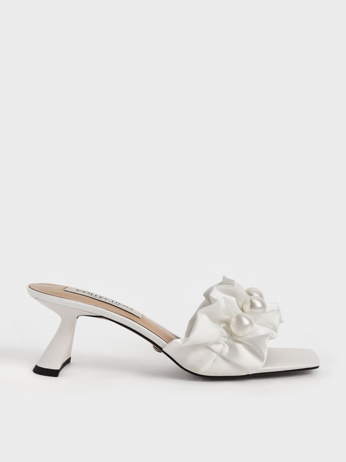 Blythe 珍珠穆勒高跟鞋, 白色, hi-res