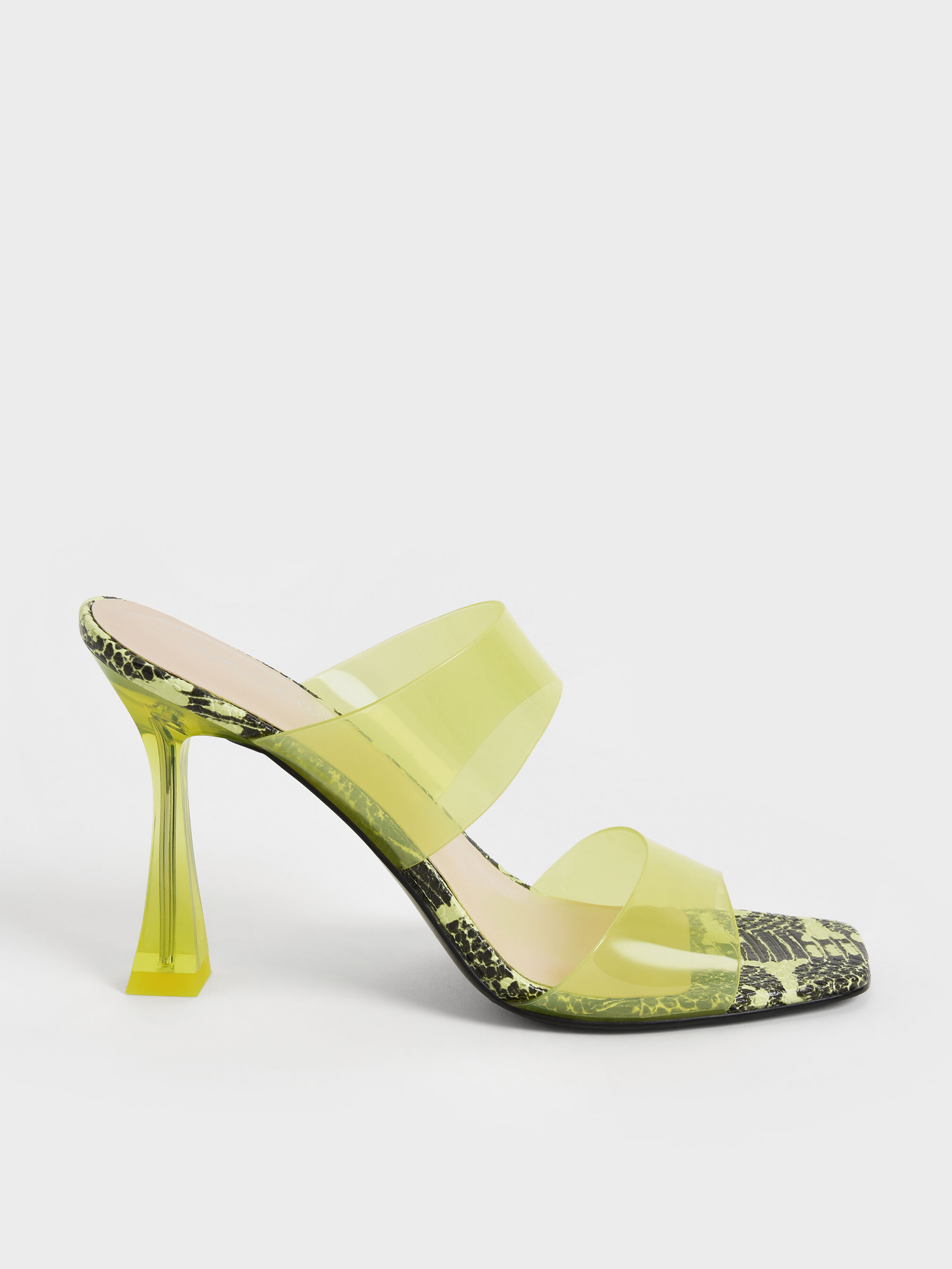 See through hotsell mules