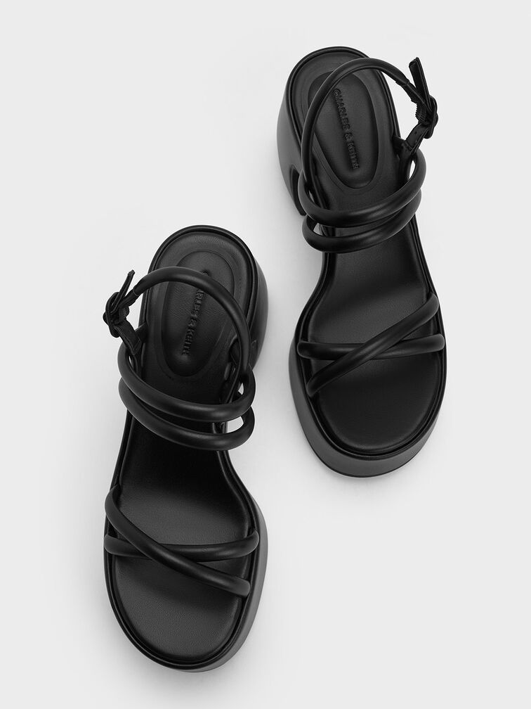 Sandalias Nerissa con plataforma, Negro, hi-res