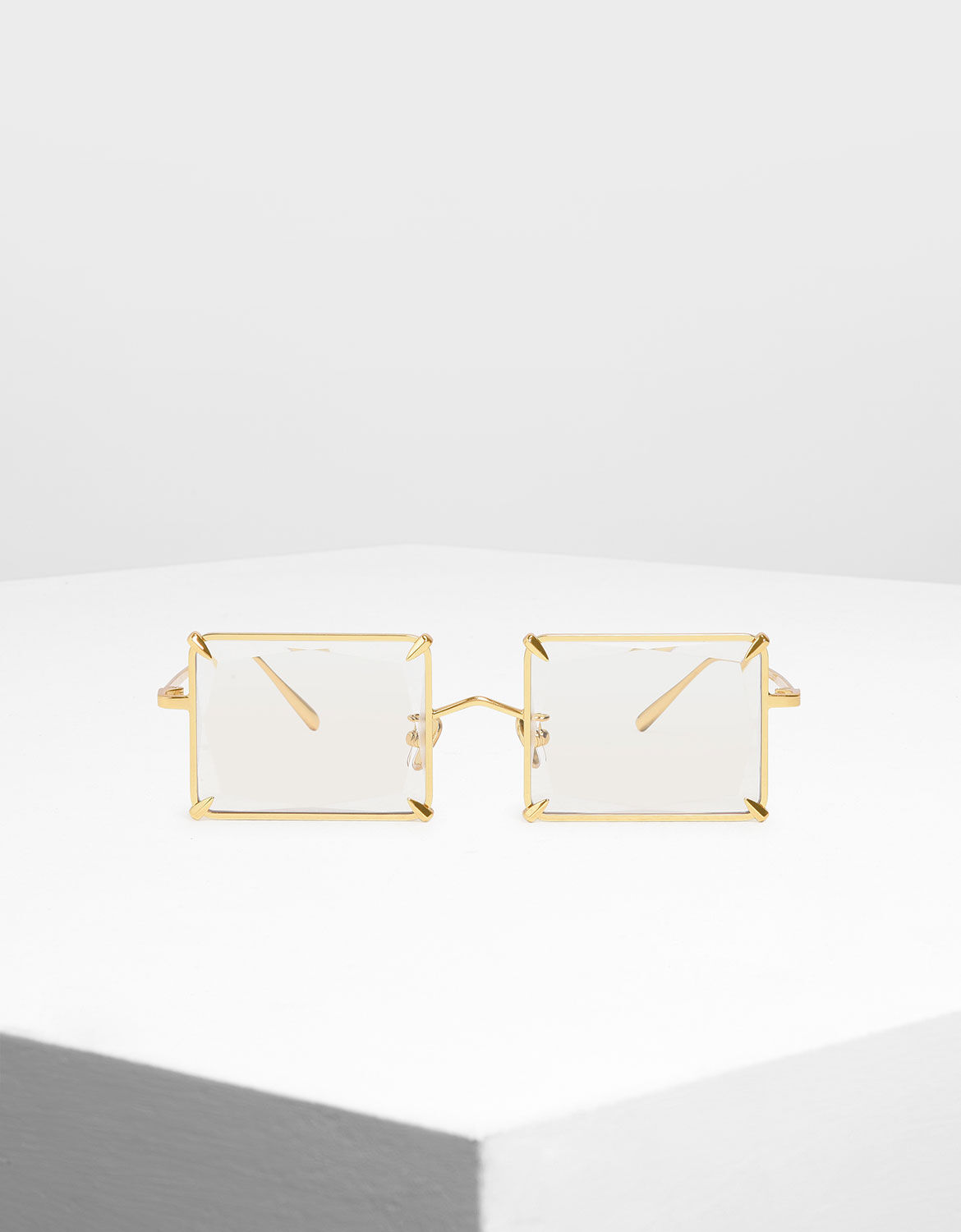 square wire sunglasses