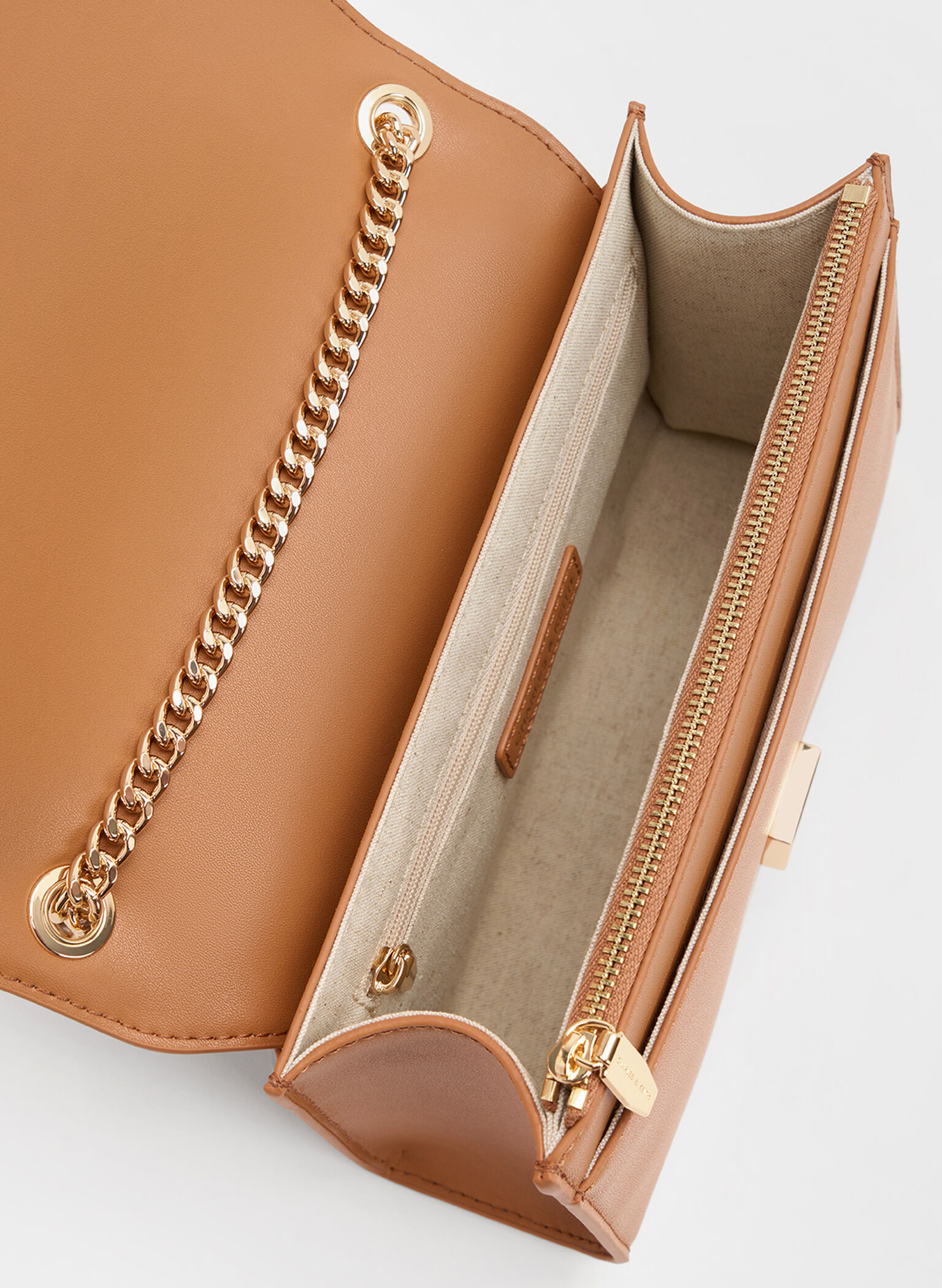 Shalia Chain-Strap Shoulder Bag, Russet Brown, hi-res