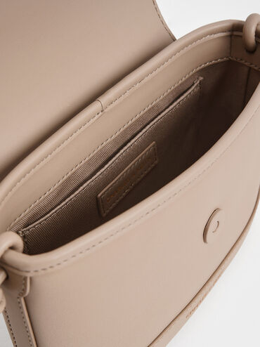 Sabine Knotted-Strap Bag, Taupe, hi-res