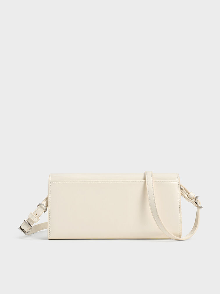 Cartera larga Sloane, Crema, hi-res
