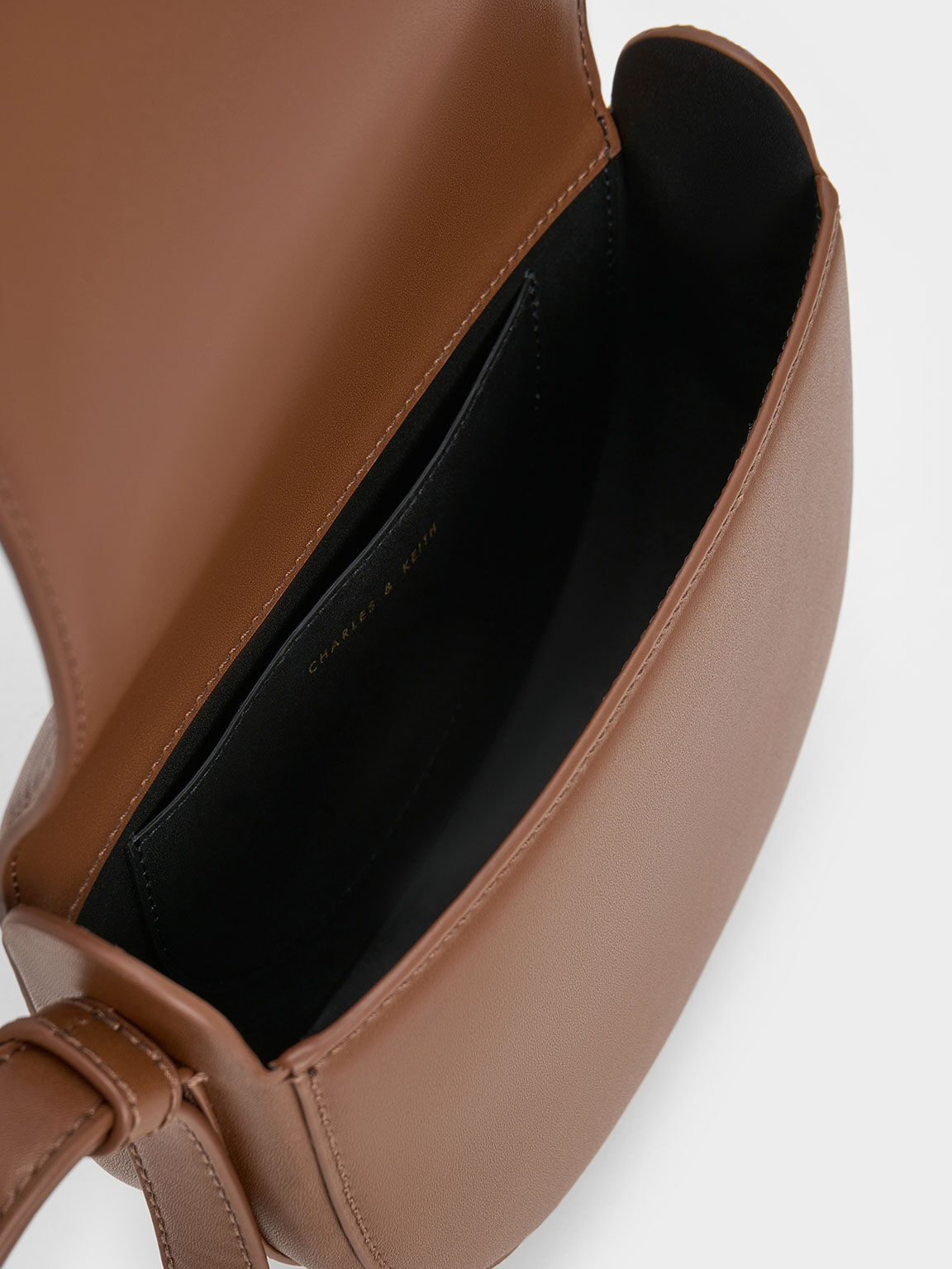 Kora Saddle Crossbody Bag, Chocolate, hi-res