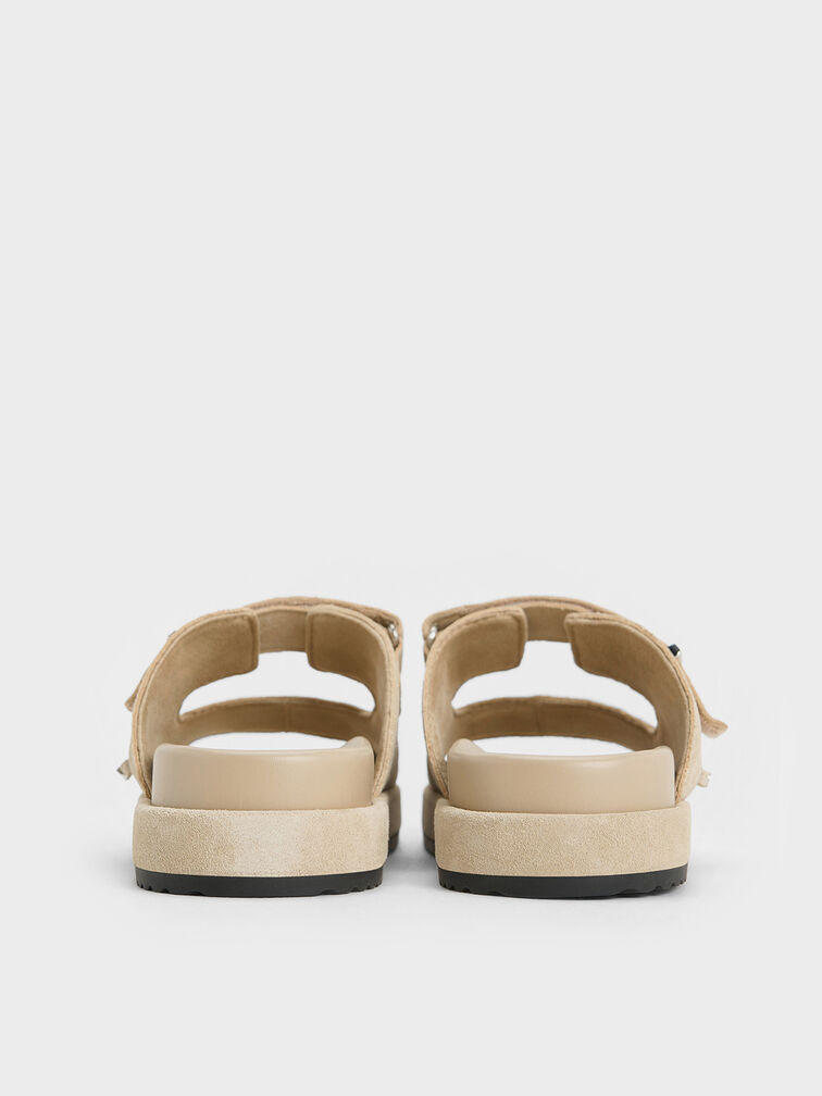 Sandalias de gamuza Kori, Beige, hi-res