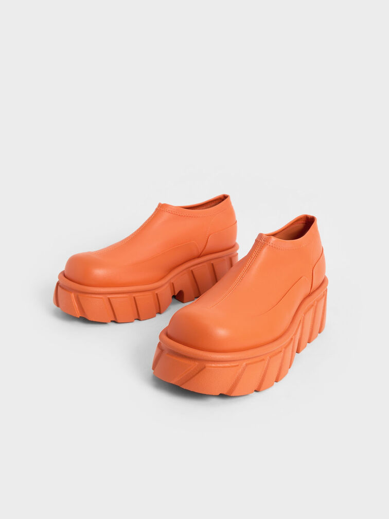 Aberdeen 厚底休閒鞋, 橘色, hi-res