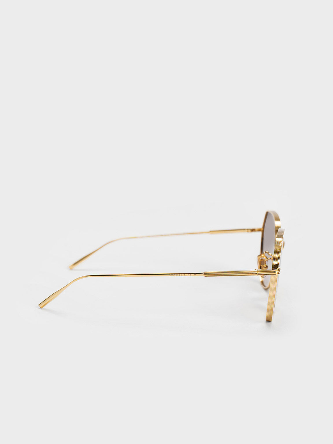 Tinted Geometric Sunglasses, Cream, hi-res