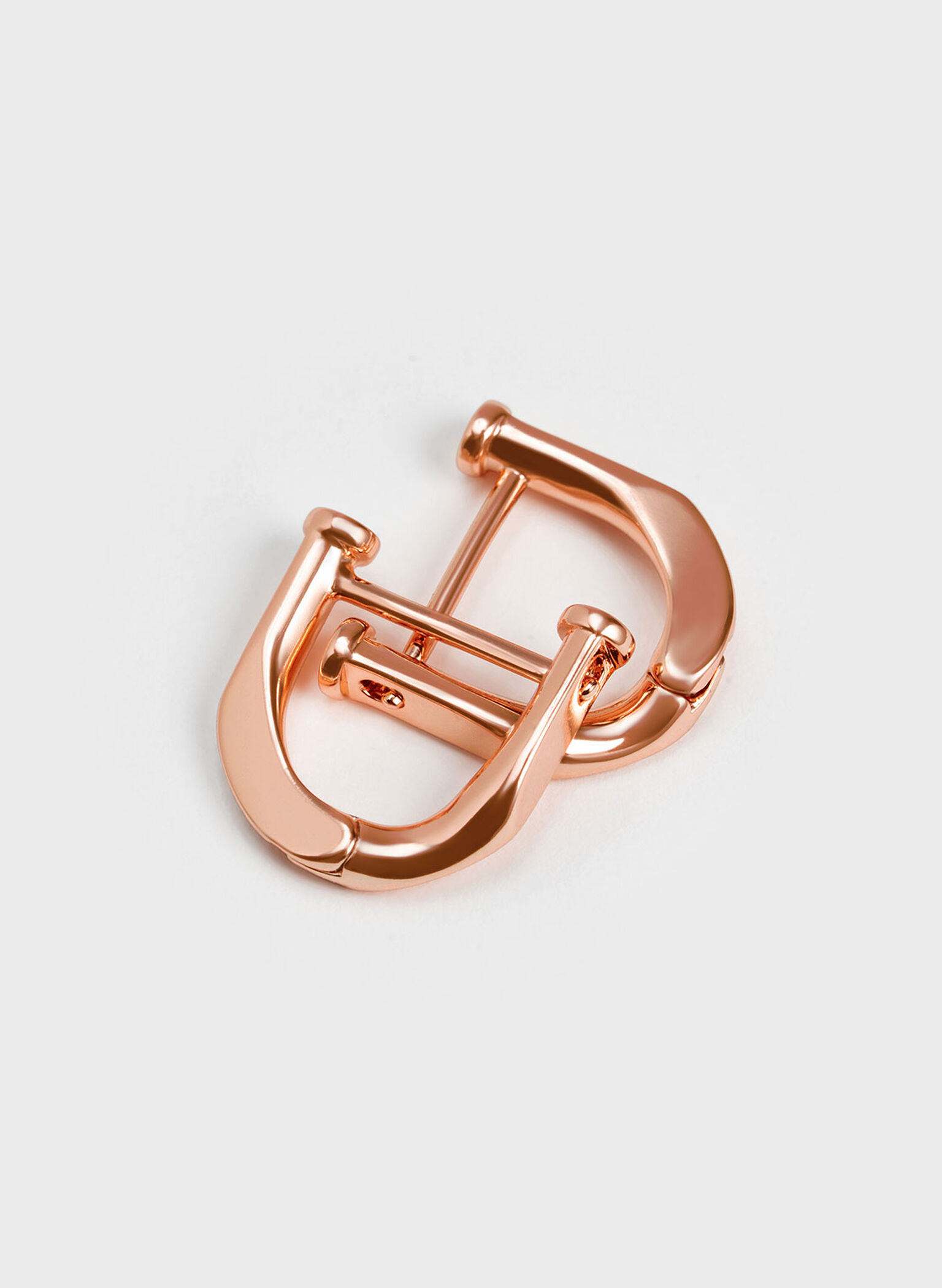 Pendientes Gabine Huggie, Oro rosa, hi-res
