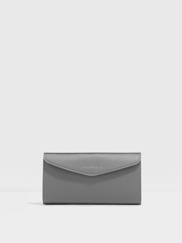 Mini Envelope Wallet, Grey, hi-res