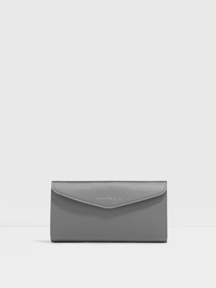 Mini Envelope Wallet, Grey, hi-res