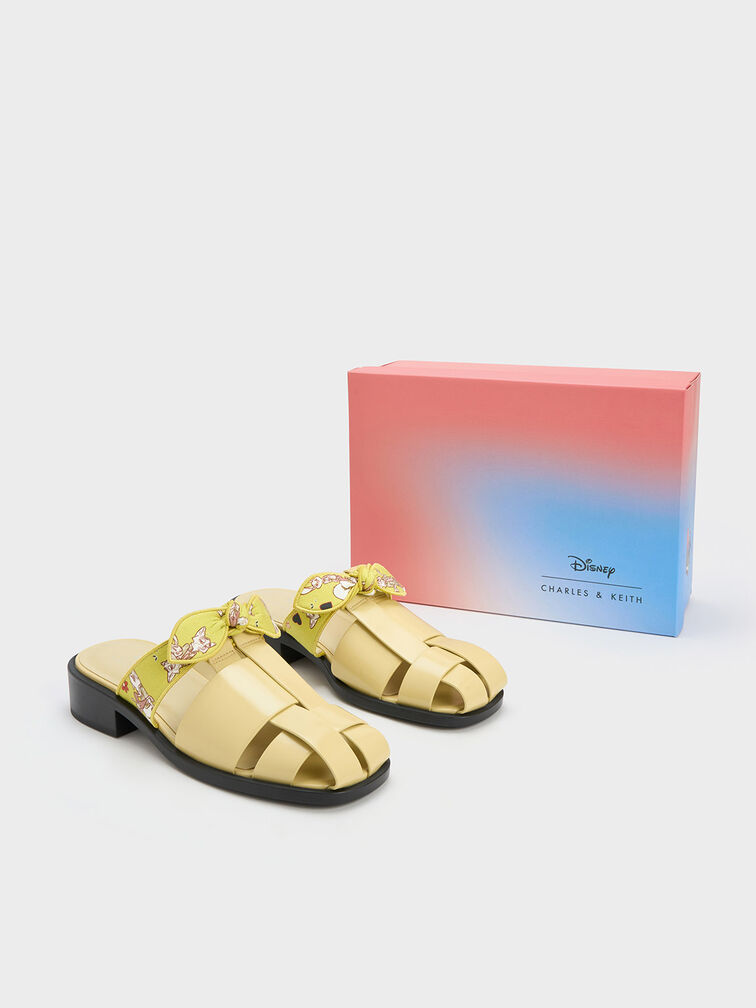 Judy Hopps Interwoven Knotted Mules, Yellow, hi-res