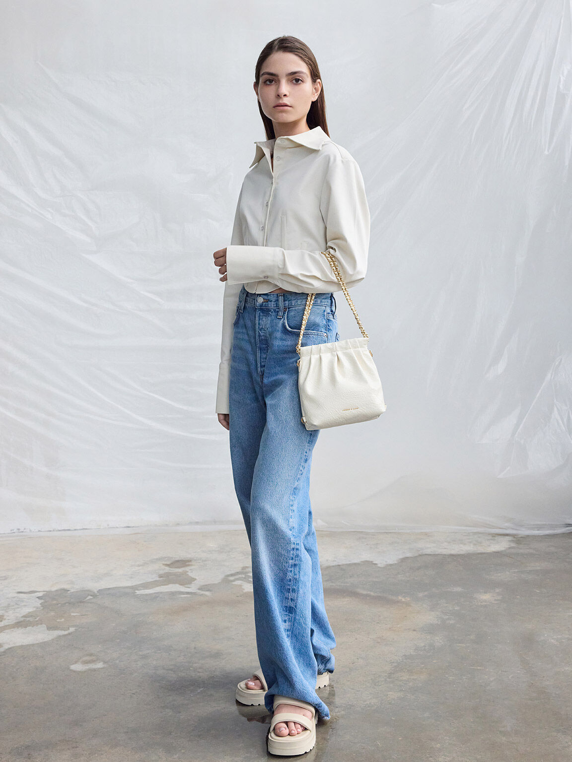 Charles and keith two way backpack outlet