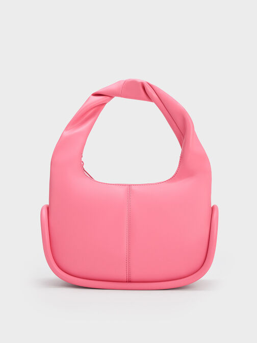 Tubular Slouchy Hobo Bag, Pink, hi-res