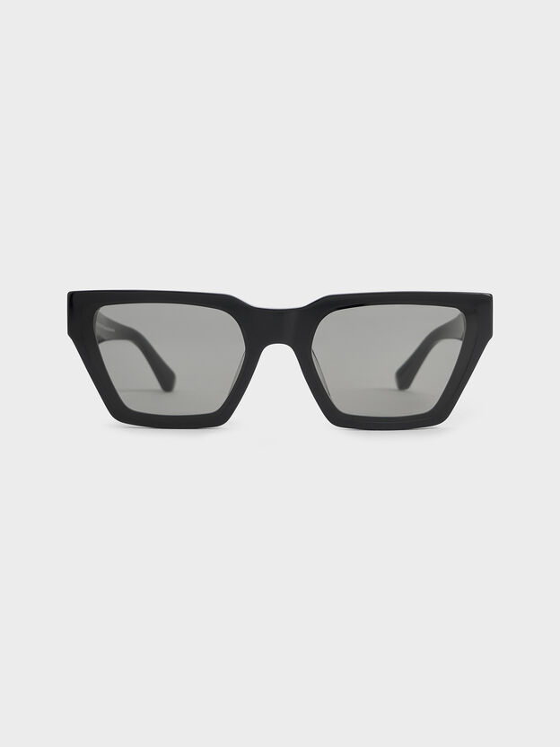 Angular Sunglasses, Jet Black, hi-res