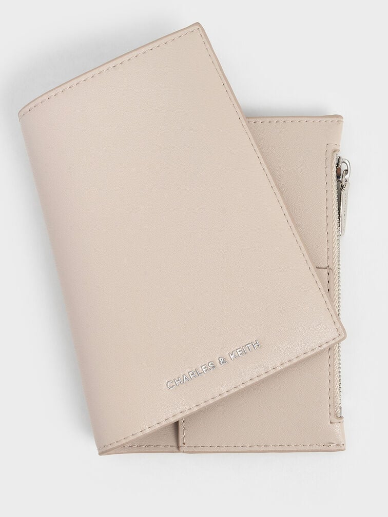 Noelle Passport Holder, Ivory, hi-res