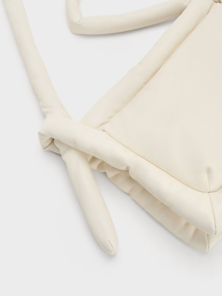 Errya Puffy Crossbody Bag, Cream, hi-res