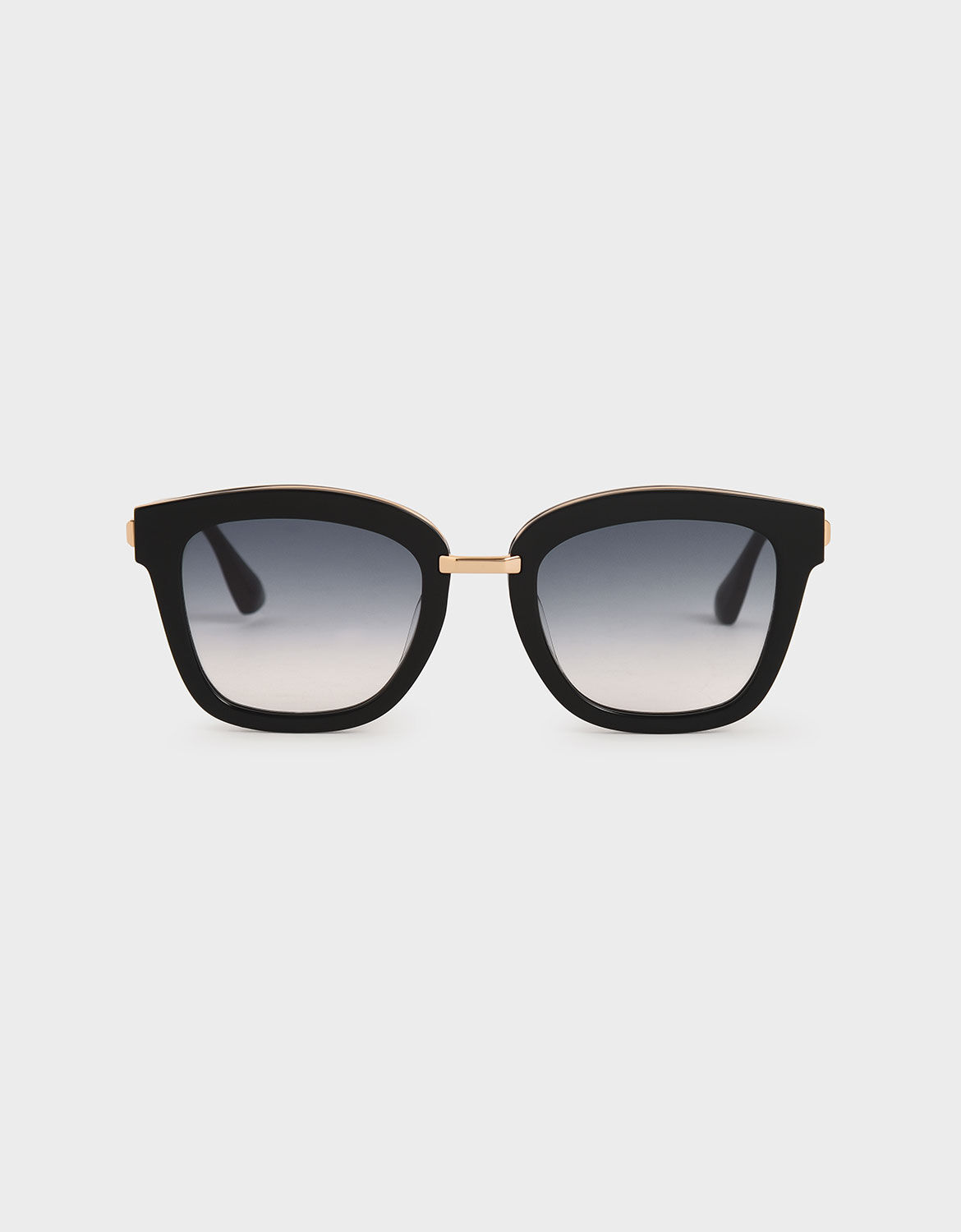 Black Acetate Wayfarer Sunglasses 