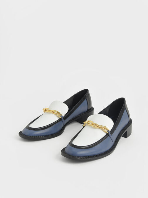 Chunky Chain Link Loafers, Multi, hi-res