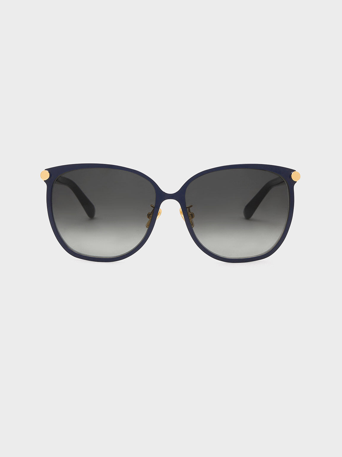 Ophelia Oversized Square Sunglasses Navy