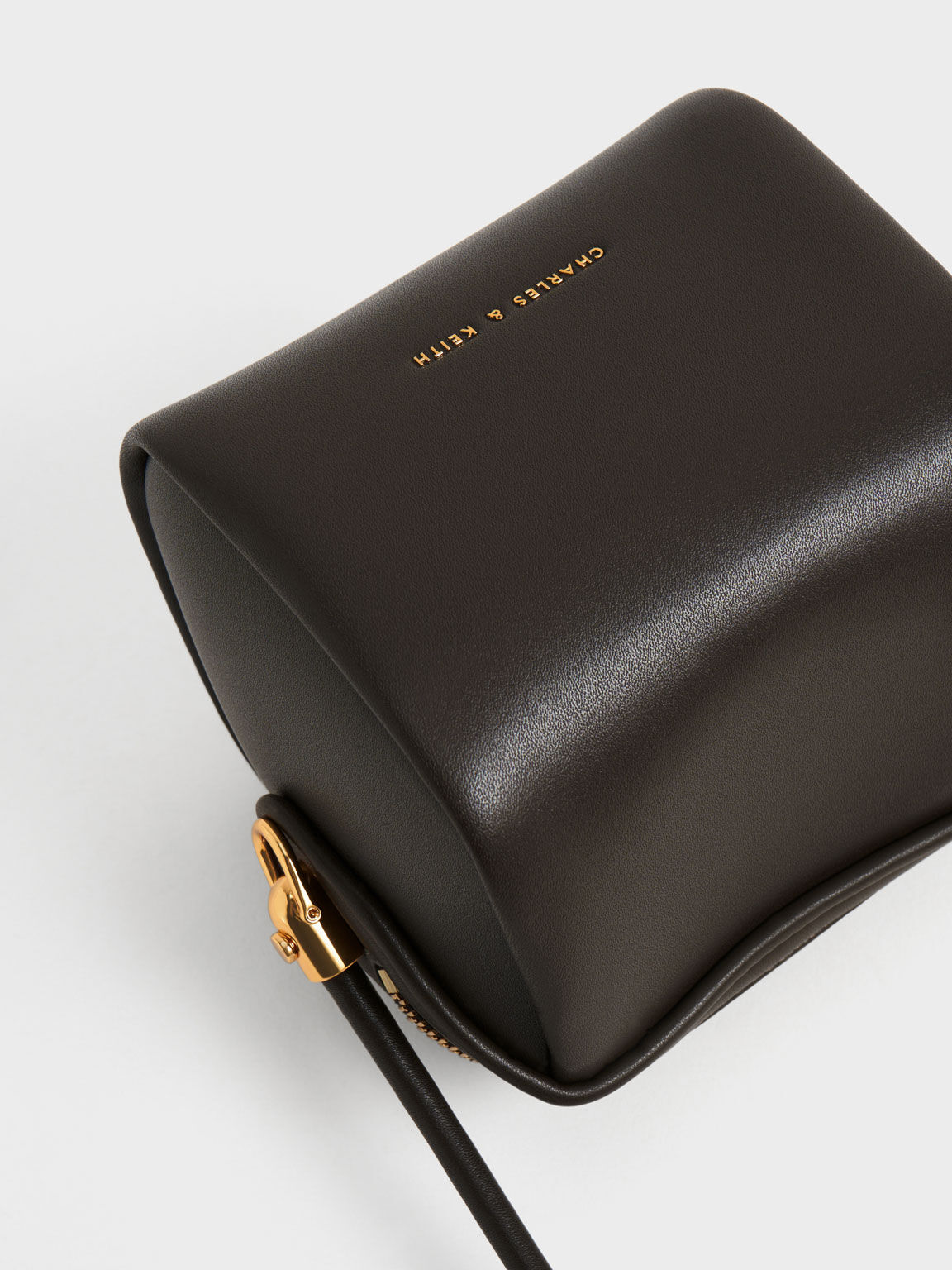 Ridley Chain-Link Boxy Bag, Dark Moss, hi-res