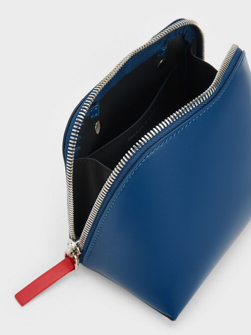 Cockade Crossbody Bag, Navy, hi-res