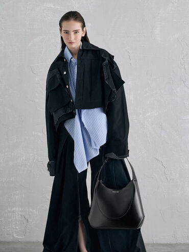 Sigrid Hobo Bag, Noir, hi-res