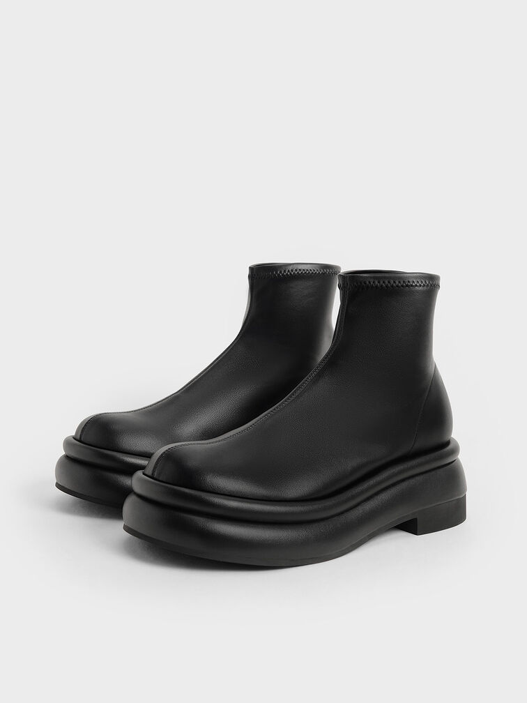 Nola Slip-On Ankle Boots​, Black, hi-res