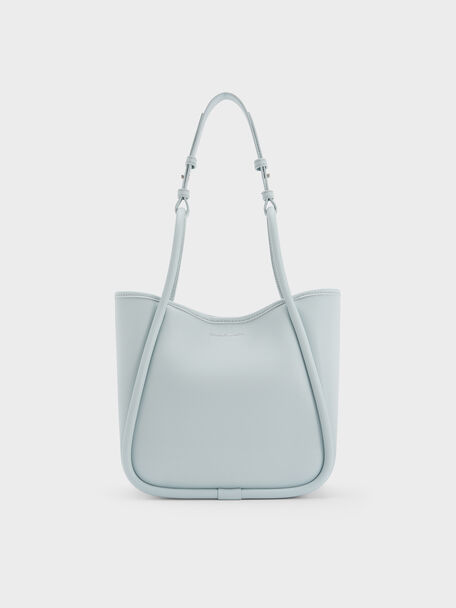 Mini Lyla Tubular Tote Bag, Sea Salt Blue, hi-res