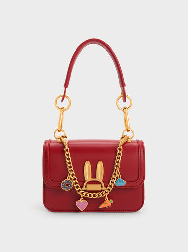 Judy Hopps Metallic Accent Bag, Red, hi-res