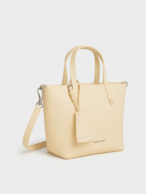 Mini Beryl Tote Bag, Butter Yellow, hi-res