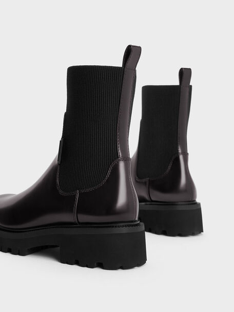 Botas Chelsea Remy Ridge-Sole, Borgonha, hi-res