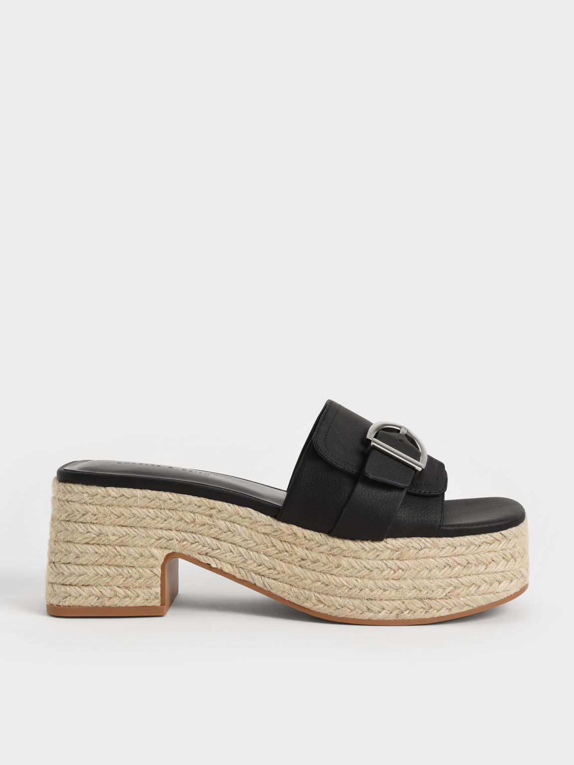 Black platform espadrilles sales