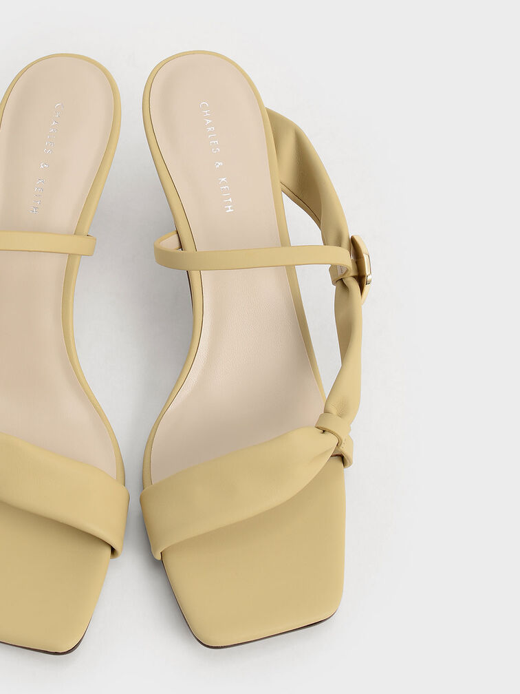 CC 25 Mule Flat Yellow Pastel Sheepskin 239416