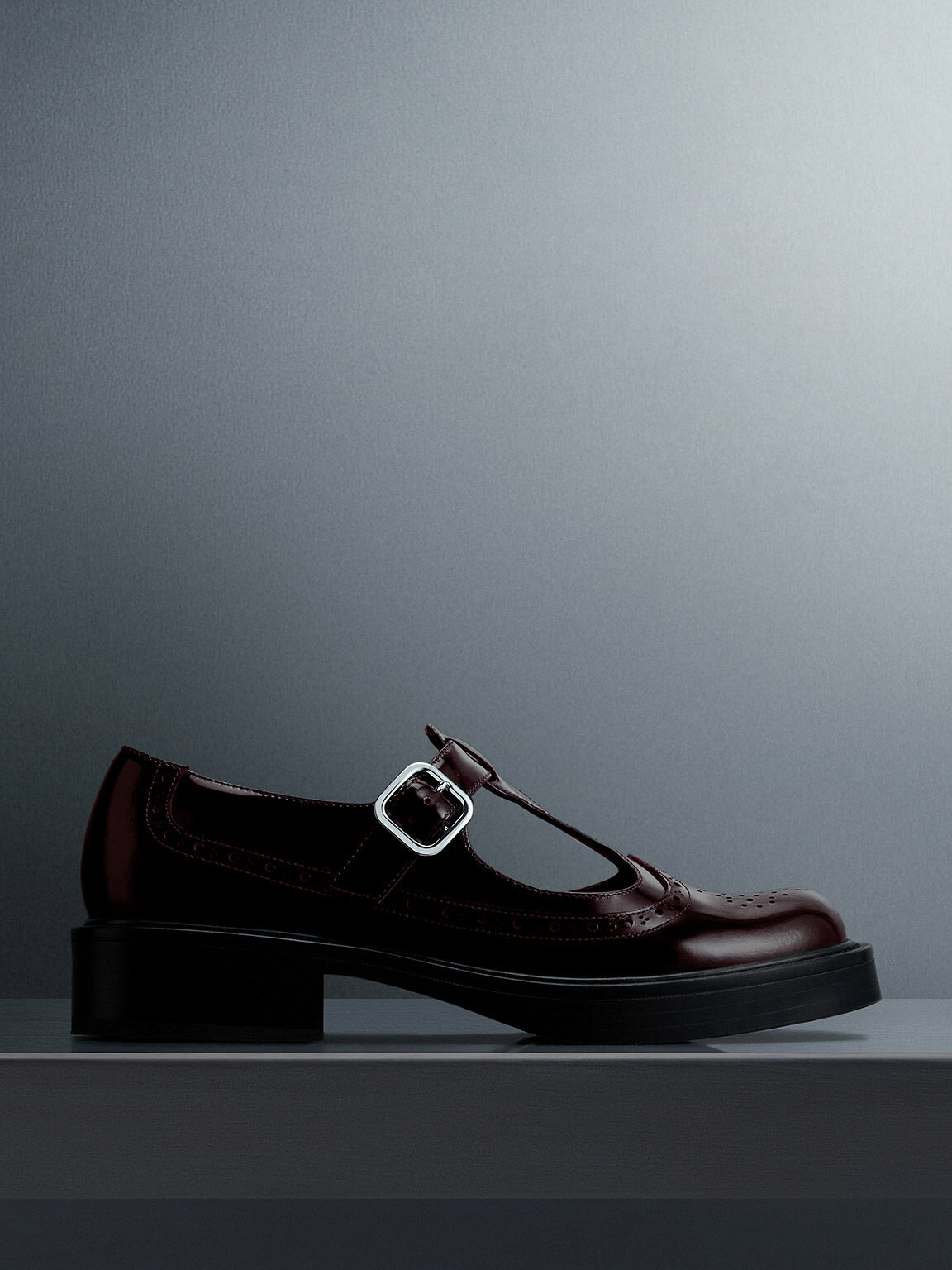 Maroon brogues shop