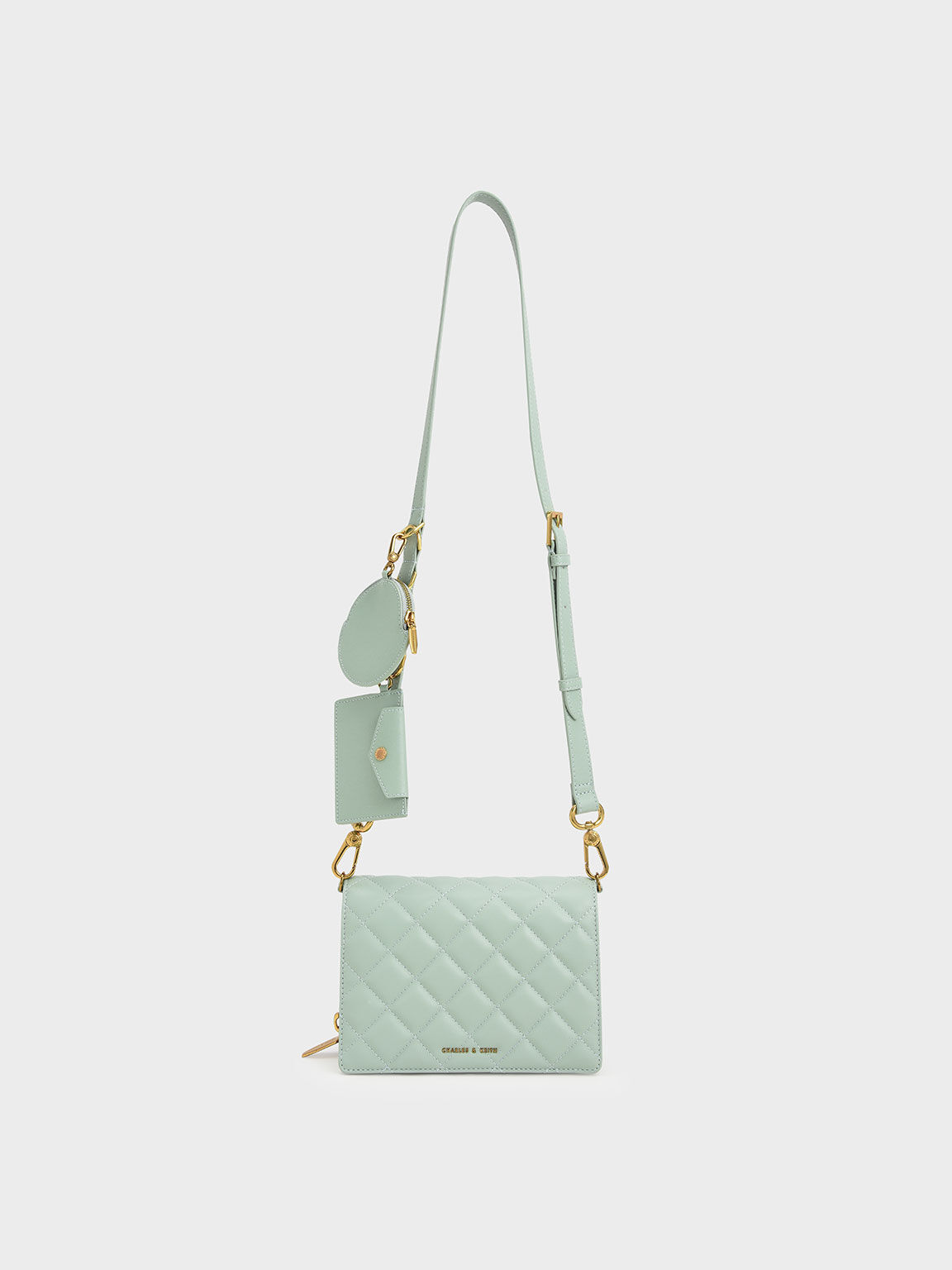 multi pouch crossbody bag charles and keith