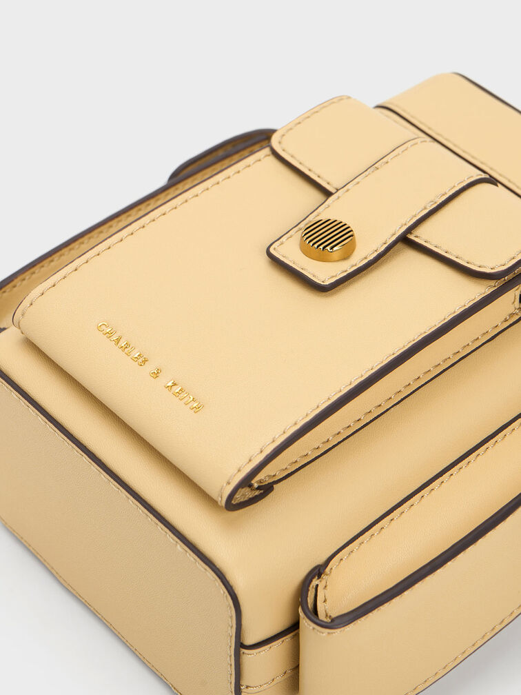 Bronte Multi-Pocket Crossbody Bag, Beige, hi-res