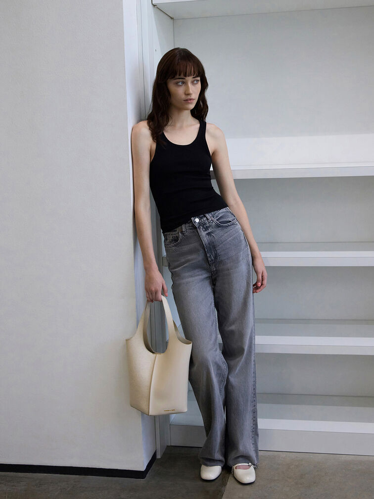 Large Arlys Tote Bag, Beige, hi-res