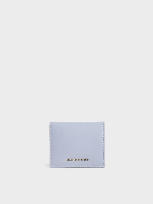 Zip Around Short Wallet, Light Blue, hi-res