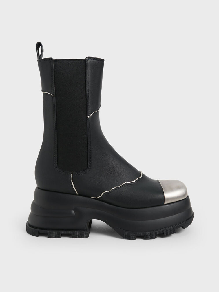 Jules Leather Chelsea Boots, Black, hi-res