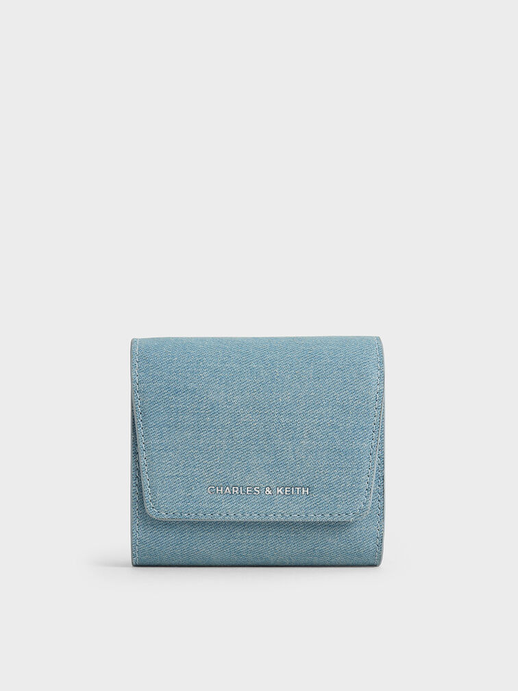 Irie Denim Small Wallet, Denim Blue, hi-res