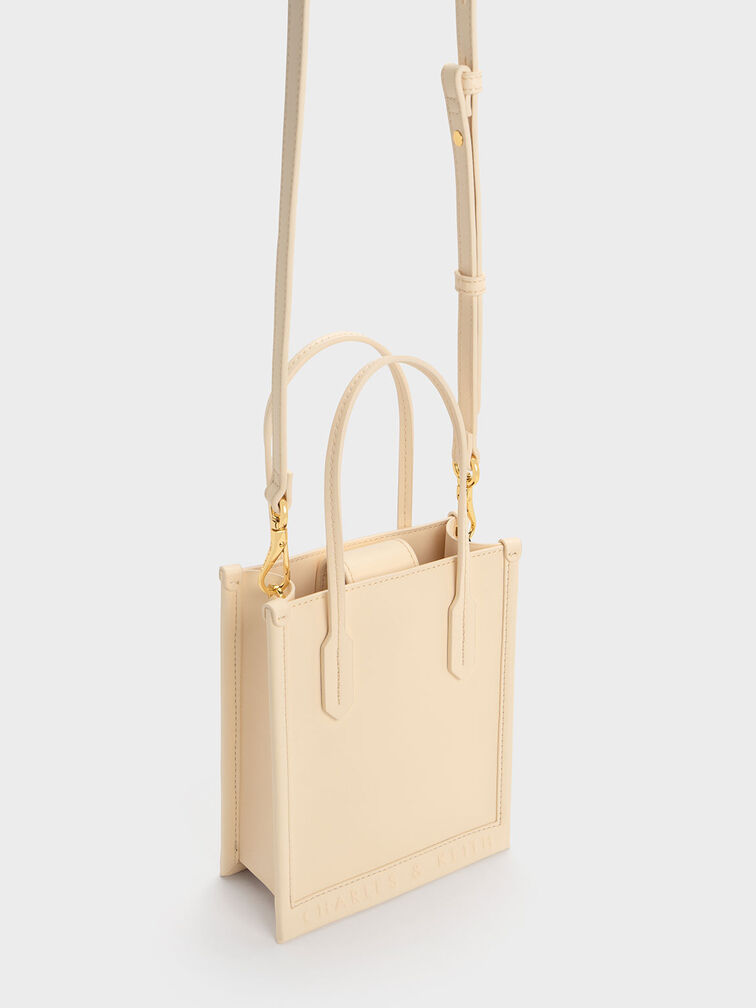 Bolso tote Oona, Beige, hi-res