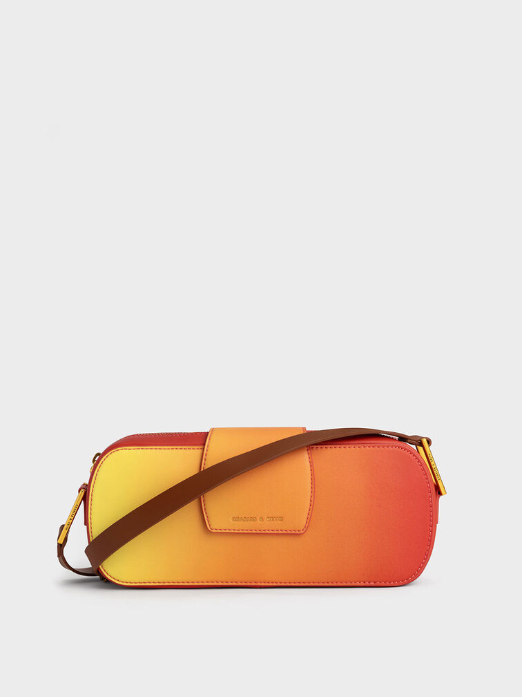 Selby Ombre Shoulder Bag, Sunset, hi-res