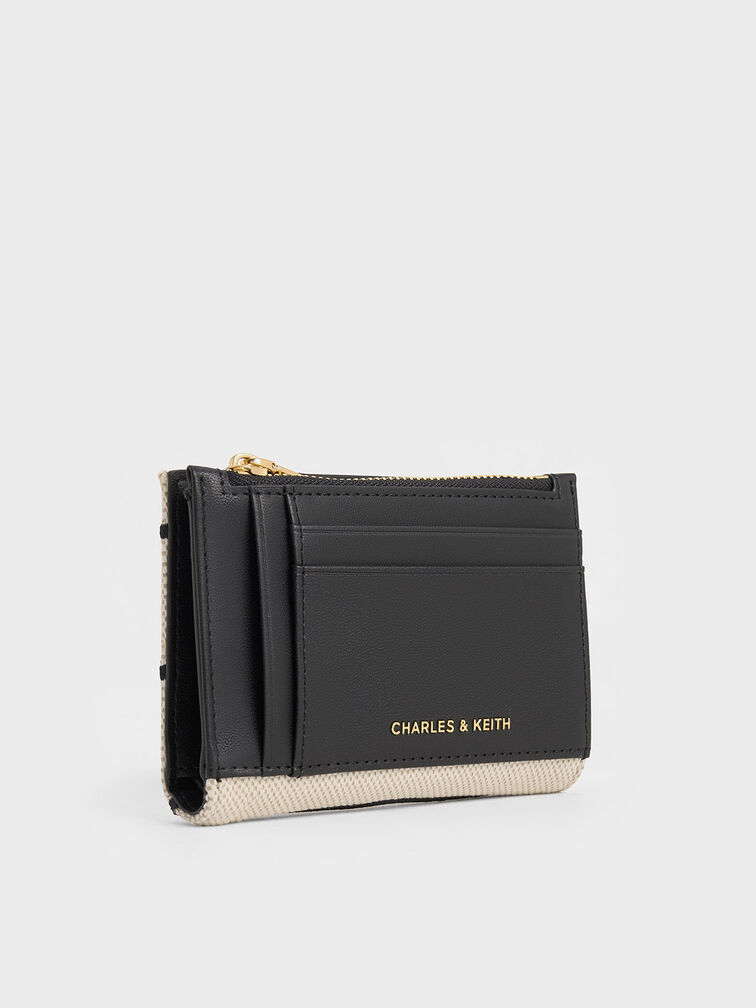 Eleni Canvas Chevron Wallet, Multi, hi-res