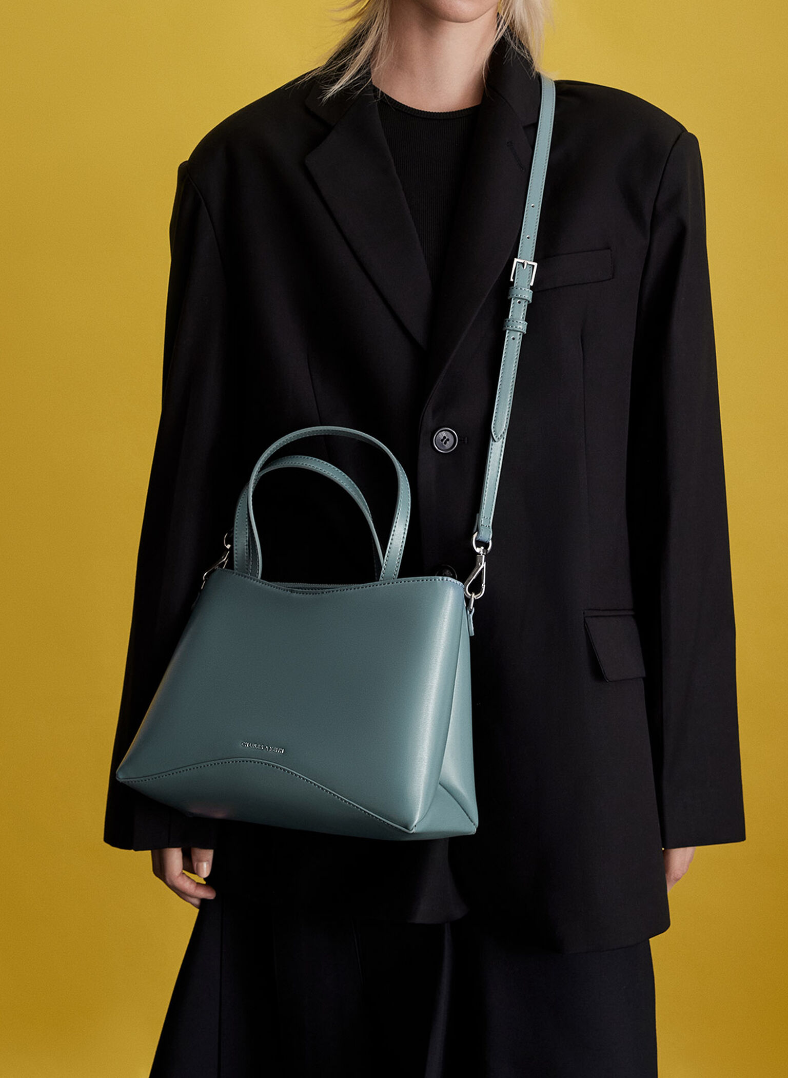 Sybill Tote Bag, Slate Blue, hi-res