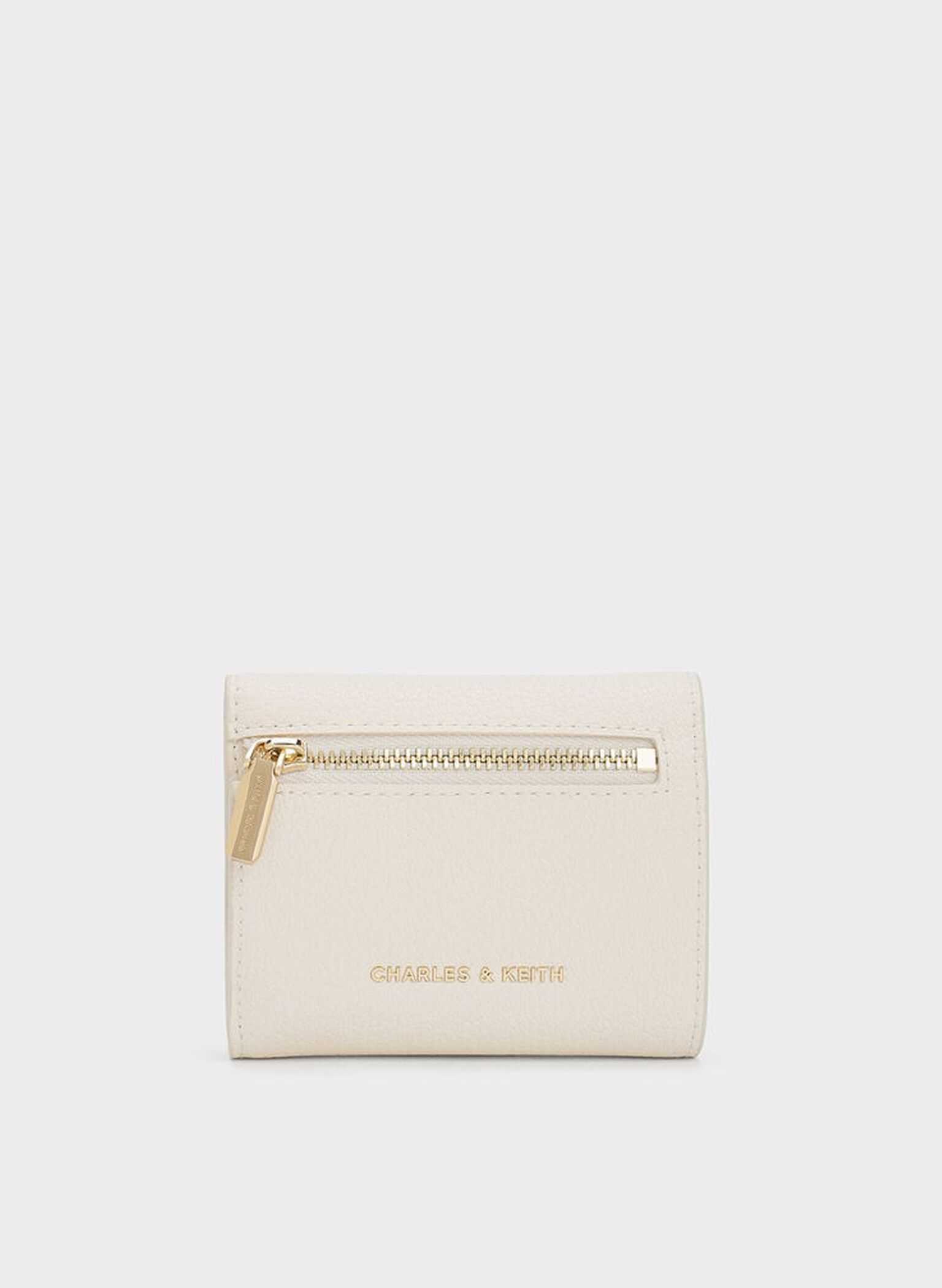 Cartera Marlowe tipo sobre corto, Crema, hi-res