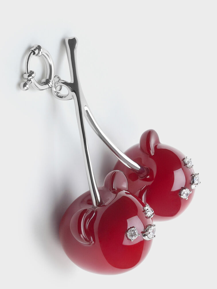 Cherry Bear Charm, Multi, hi-res