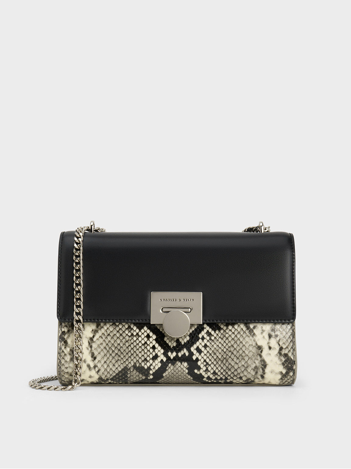 Black snake print bag store