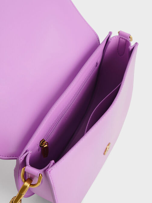 Gabine Saddle Bag, Violet, hi-res