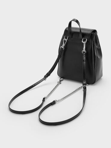 Mochila de lona Bryna, Noir, hi-res